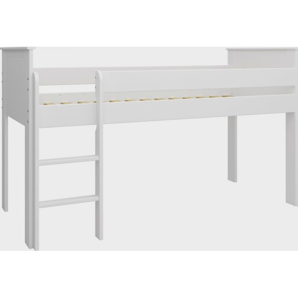 Alba loftseng 90 x 200 cm - Hvid