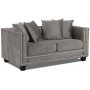 Tempel 2-personers sofa med nitter - Gr beige (Velvet)