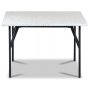 Terrazzo sofabord 75x75cm - Bianco Terrazzo & understel AIR