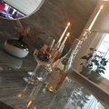 Kundebillede Plaza rundt spisebord - Grå marmor / Messing