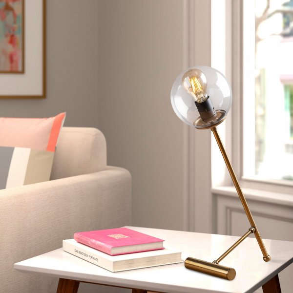 Golf bordlampe klar - Vintage