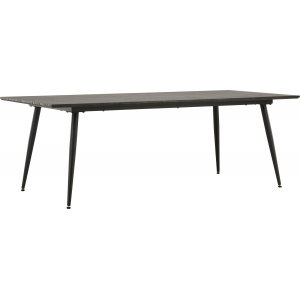 Keholmen spisebord 220 x 100 cm - Sort/Brun Keholmen spisebord 220 x 100 cm - Sort/Brun