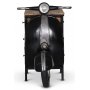 Vintage Vespa sengebord - Sort/slv