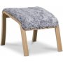 Frank fodskammel i freskind scandinavian grey - Olieret eg