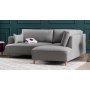 Felix divan sofa hjre - Lysegr