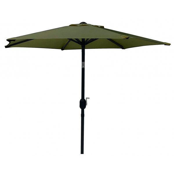Fjllbacka parasol i mrkegrn - 200 cm