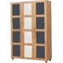 Hedera garderobe 2 - Fyrretr/antracit