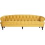 Oxford deluxe 3-personers chesterfield - Lvegul (fljl)
