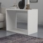 Bizayni spillebord 62x34 | 27x32 | 27x32 cm - Hvid/eg