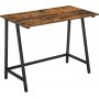 Dumas skrivebord 100 x 50 cm - Brun/sort