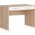 Nepo Plus skrivebord med 2 skuffer 100 x 59 cm - Lys eg/hvid
