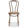 PiPi spisegruppe, rundt spisebord 120 cm inkl. 4 vintage bentwood Stol No18 - Sortbejdset tr