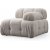 Petite 3-personers sofa - Creme