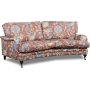 Spirit 3-personers buet Howard sofa i blomstret stof - Eden Parrot Terracotta