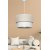 Corbeu loftslampe - Creme/hvid