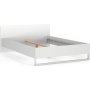 Style sengeramme 140 x 200 cm - Hvid