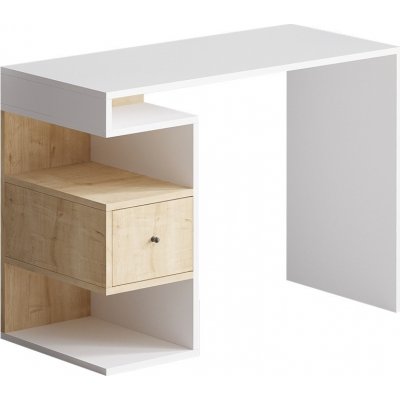 Tempus skrivebord Hvid/eg - 100 x 45 cm