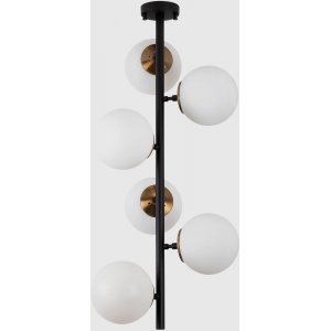 Facet loftslampe 10445 - Sort/antik/hvid