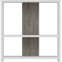 Dosi sidebord 60 x 17,6 cm - Hvid/wenge