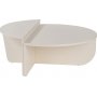 Orion sofabord 90 x 90 cm - Hvidmalet tr