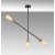 Bedste loftslampe 10330 - Sort/guld