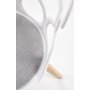 Vernon spisestol - Hvid/gr/Tr
