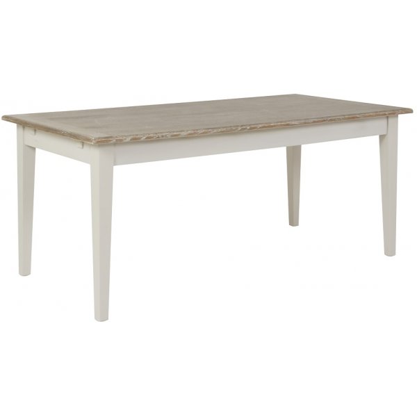 Hvaler spisebord 180 cm - Antik gr / lysbejdset eg