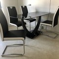 Kundebillede Spisestol Nataly - Sort/Hvid