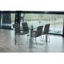Edge spisebord 140 cm - Krom