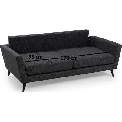 Mayorka 3-personers sofa - Mrkegr