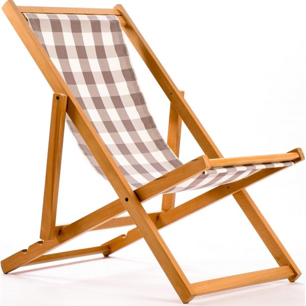 Repose Beach dkstol - Gr/hvid