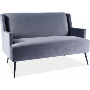 Gemma 2-personers sofa - Gr fljl