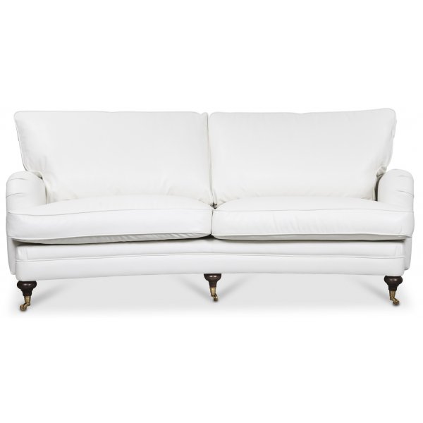 Howard London Premium 4-pers. Buet sofa - Hvid PU
