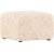 Frankie puf 50 x 50 cm - Beige bamse