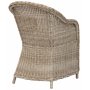 Udendrsgruppe: 6 stole og bord 200 x 100 cm rotting - Hampton/Mercury