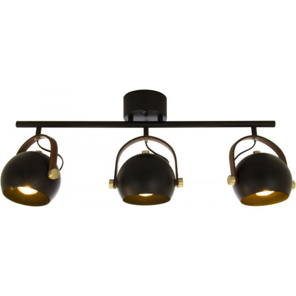 Bow plafond - Sort/mat messing