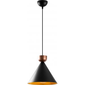 Dodo loftslampe 2471 - Sort/kobber