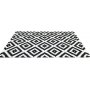 Intersect tppe 120 x 170 cm - Sort/hvid