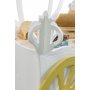 Prinsessevognsseng - 90 x 190 cm - Hvid
