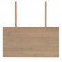 Dalars udtrksbordplade 90x50 hvidolieret eg