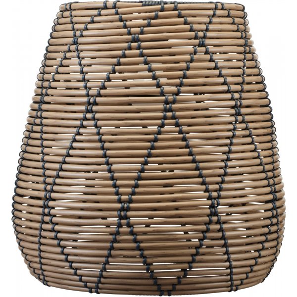 Lollo lampeskrm til udendrs brug - Natur/Sort - 38 cm
