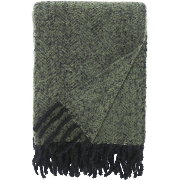 Kim plaid 130 x 170 cm - Lysegrn