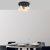 Selv loftslampe 11750 - Sort/hvid