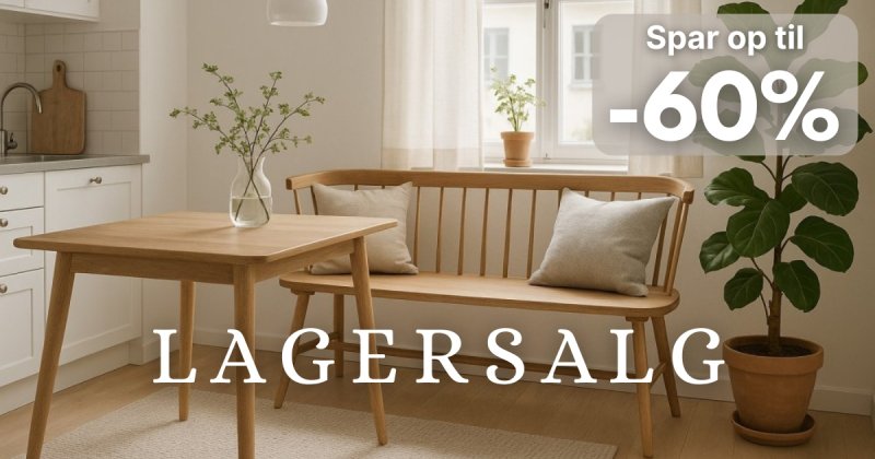 Sommerens store lagerrydning  Op til 60 %
