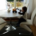 Kundebillede Ibiza spisebord ø110 - Hvid/krom