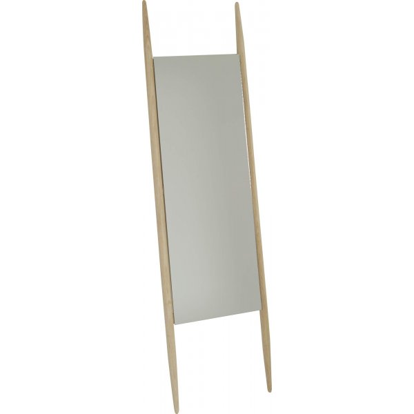 Odense spejl 170 cm - Hvidkalket eg