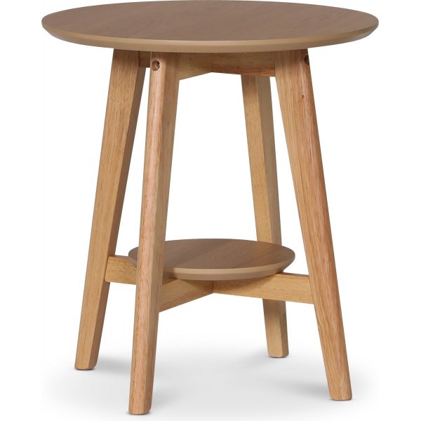 Bridge rundt sidebord 50 cm - Egefinr