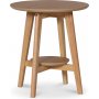 Bridge rundt sidebord 50 cm - Egefinr