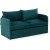 Saga 2-personers sovesofa - Petroleumsgrn