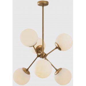 Gondol loftlampe 1121 - Guld/hvid